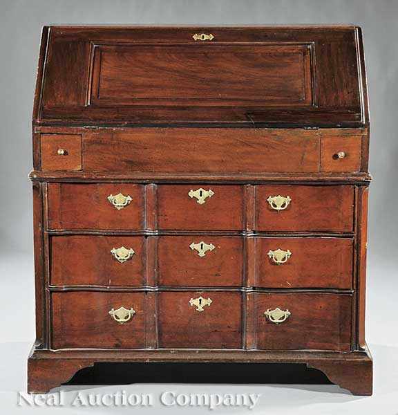 Appraisal: A Rare Anglo-Colonial Carved Hardwood Campaign Desk th c in