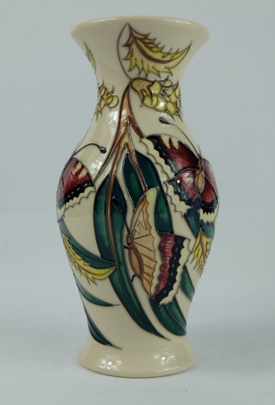 Appraisal: Moorcroft Butterfly vase height cm