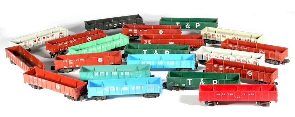 Appraisal: AF S Pcs Gondola Lot AF S gauge gondola lot