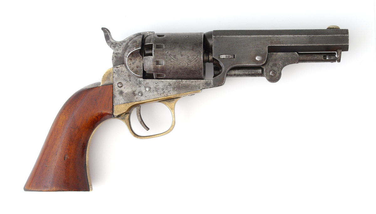 Appraisal: ID'D CIVIL WAR ERA MANHATTAN NAVY REVOLVER Series III Manhattan