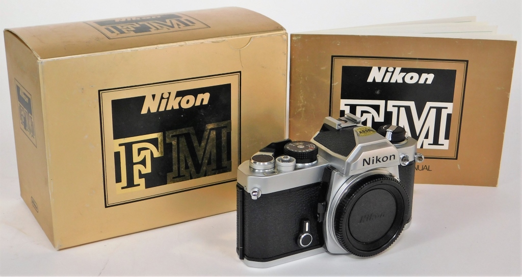 Appraisal: NIKON FM SLR CAMERA BODY Nikon FM SLR camera body