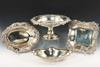 Appraisal: BOWLS - Lot of fancy sterling serving bowls one square