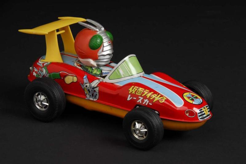 Appraisal: Kamen Rider Race Car Toy Description Japanese Made by Masudaya