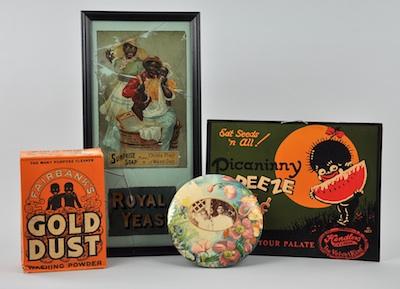 Appraisal: A Collection of Four Black Americana Memorabilia Lot consisting of