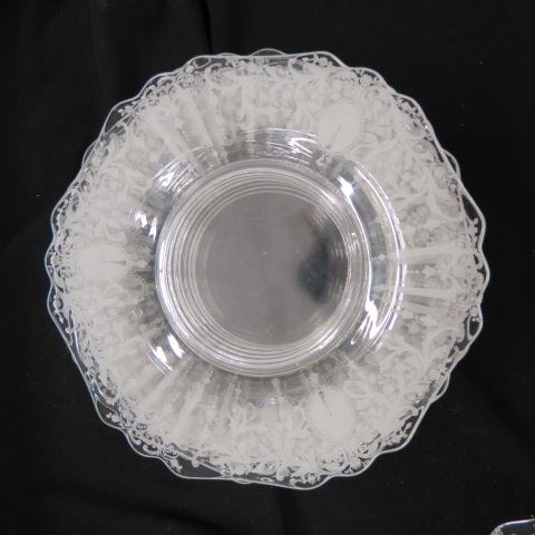 Appraisal: Cambridge Crystal Salad or Dessert Plates pattern is Candlelight