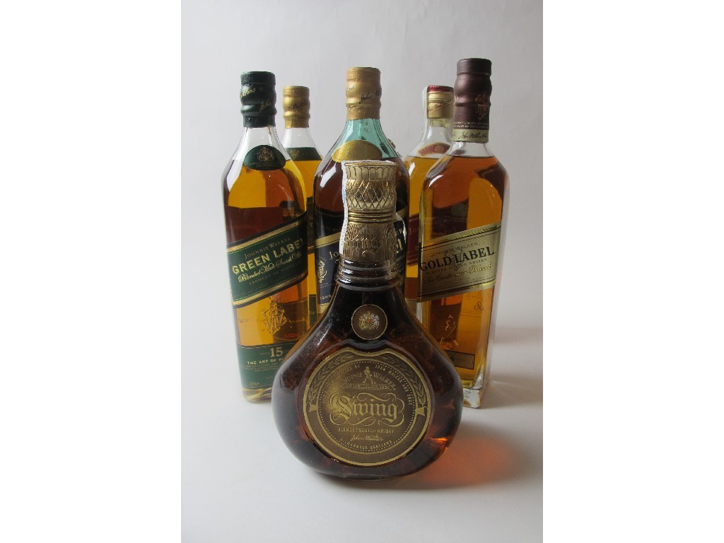 Appraisal: Johnnie Walker Blue Label Scotch whisky volume litre boxed and