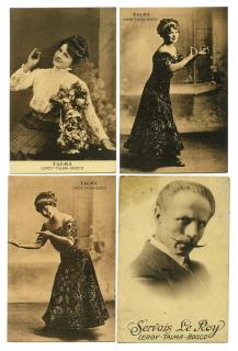 Appraisal: LeRoy Servais Group of Four Leroy Talma Bosco Postcards German