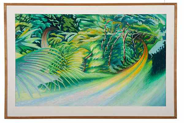 Appraisal: La Guadeloupe by Ursula Schneider Ursula Schneider American b Oil