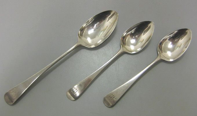 Appraisal: PETER ANN WILLIAM BATEMAN LONDON English silver table spoon l