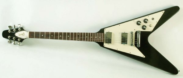 Appraisal: A Gibson Flying V electric guitar in black Serial number