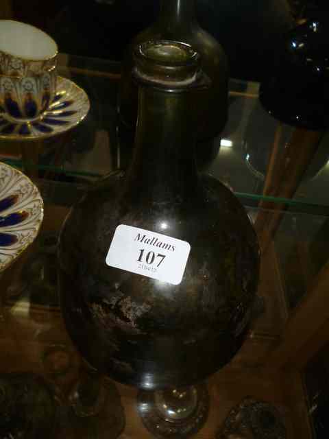 Appraisal: AN TH CENTURY MALLET SHAPED WINE BOTTLE circa