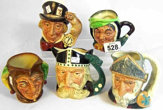 Appraisal: Royal Doulton Small Character Jugs Don Quixote D The Viking