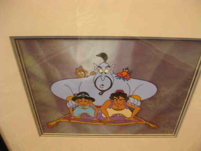 Appraisal: Disney Animation Cel ''Aladdin-Get the Bugs Out'' image area ''