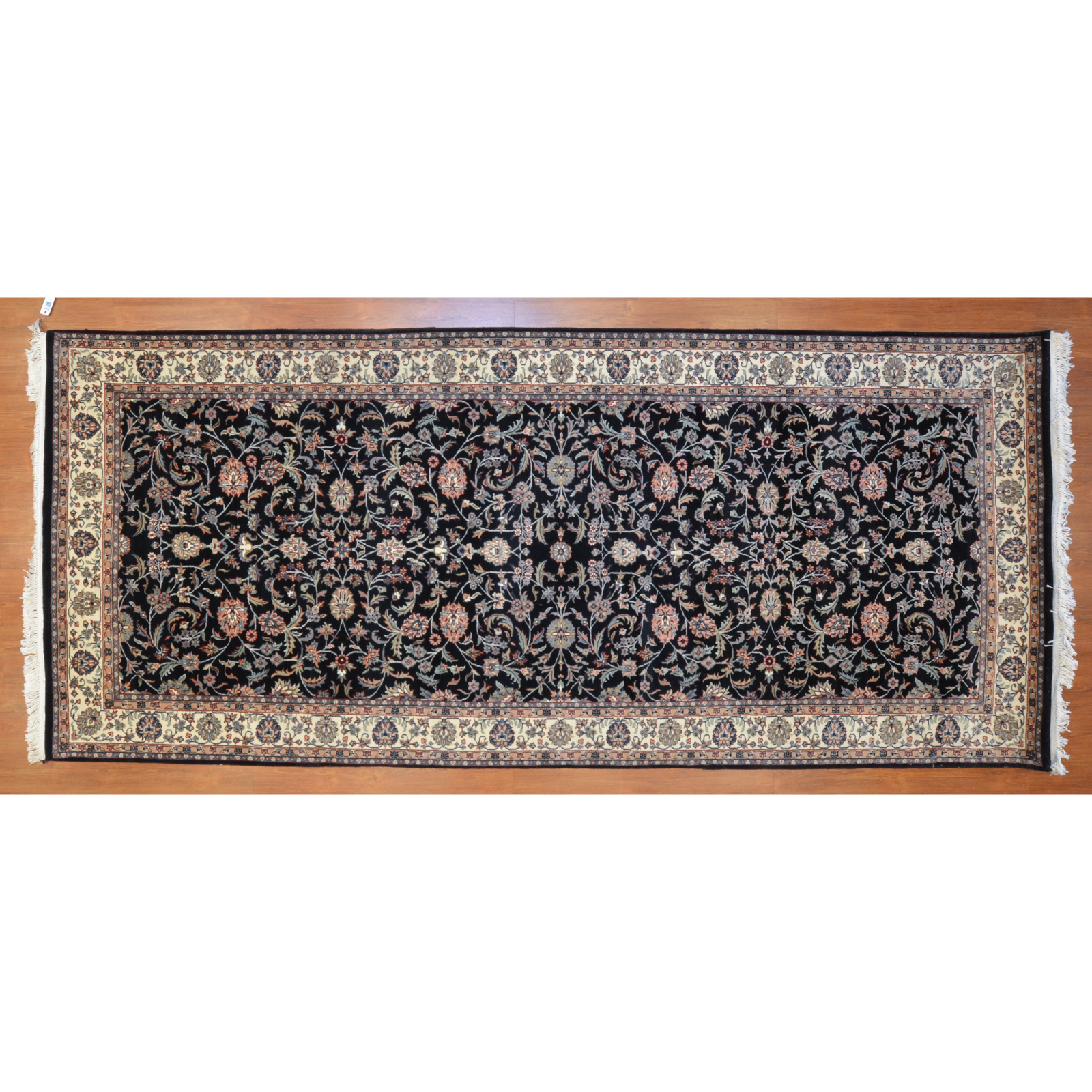 Appraisal: INDO JAIPUR KASHAN RUG INDIA X Fourth quarter- th century