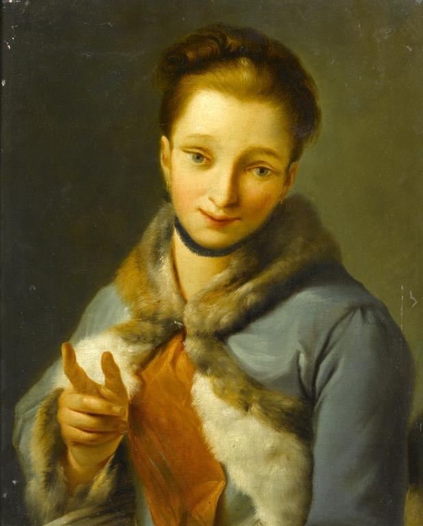 Appraisal: FOLLOWER OF JEAN-HONORE FRAGONARD TH CENTURY A YOUNG LADY IN