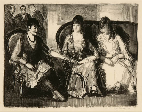 Appraisal: George Wesley Bellows American - Elsie Emma and Marjorie First