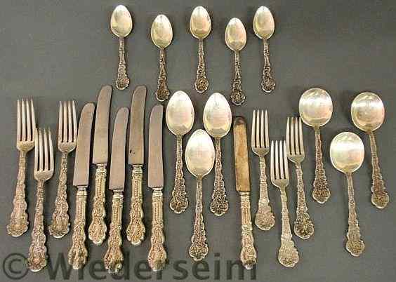 Appraisal: Gorham Versailles pattern partial sterling silver flatware service to include