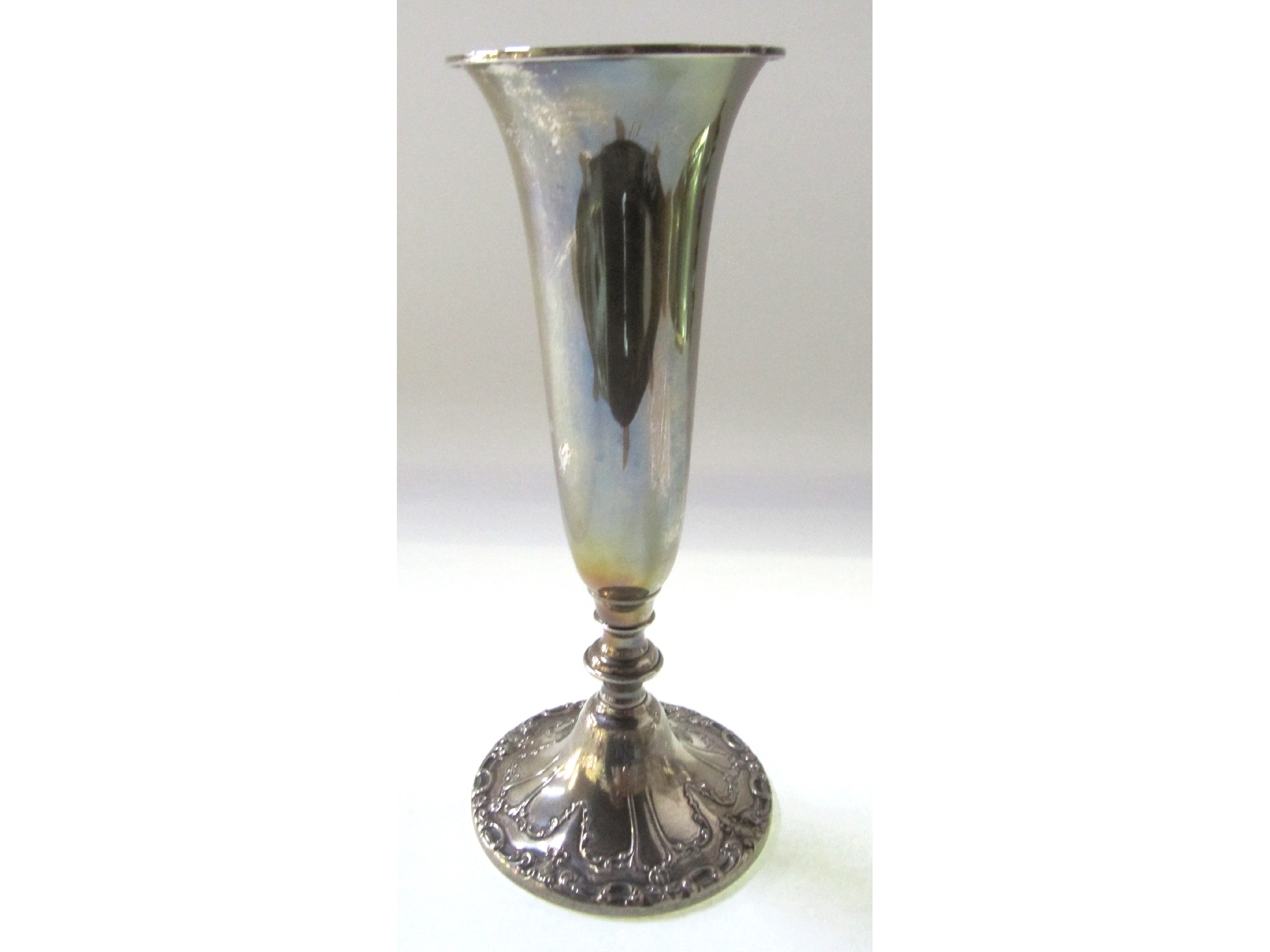 Appraisal: A Gorham sterling silver presentation vase