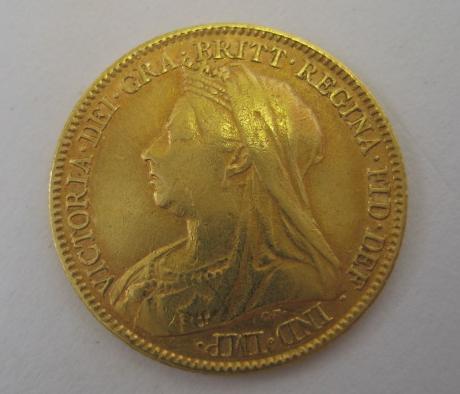 Appraisal: A VICTORIA GOLD HALF SOVEREIGN