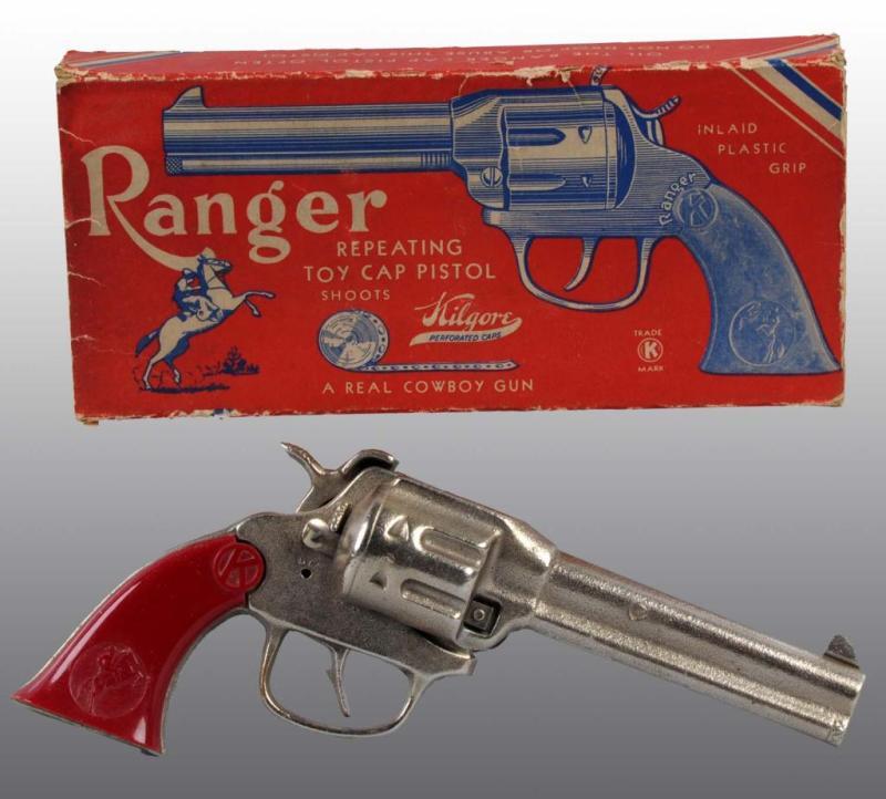 Appraisal: Kilgore Ranger Repeating Toy Cap Gun Description Includes original box