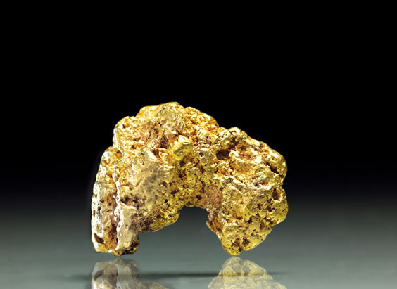 Appraisal: AUSTRALIAN GOLD NUGGET Glenluce Victoria Australia Gold exudes a comforting