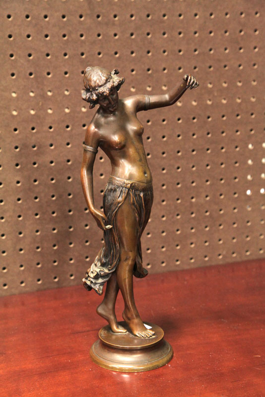 Appraisal: BRONZE STATUE OF A DANCER AFTER EDWARD ONSLOW FORD ENGLISH