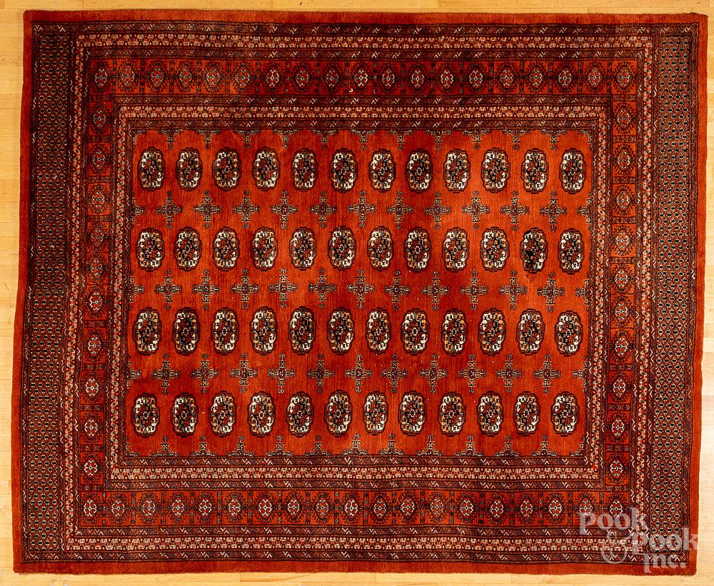 Appraisal: Bohkara carpet ' x ' Provenance The Colle Bohkara carpet