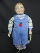 Appraisal: UFDC DOLL LITTLE APPLE NYC Bisque head hands and feet