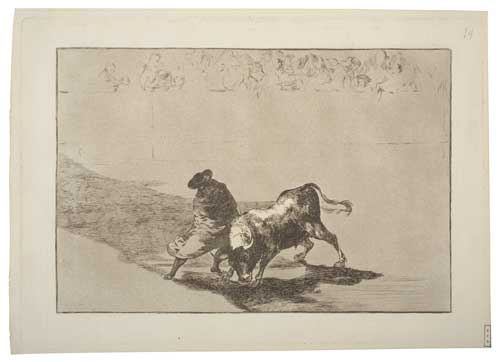 Appraisal: FRANCISCO JOS DE GOYA El Diestr simo Estdiante de Falces