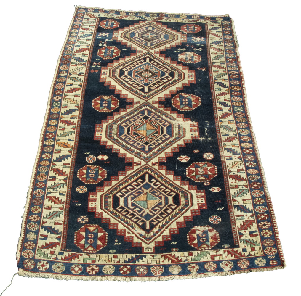 Appraisal: KUBA RUG ' X ' Kuba rug Northeast Caucasus early