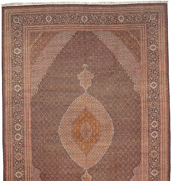 Appraisal: A Tabriz carpet Northwest Persia circa size approximately ft x