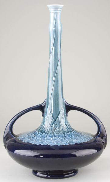 Appraisal: Villeroy Boch Mettlach Vase circa in the Art Nouveau taste