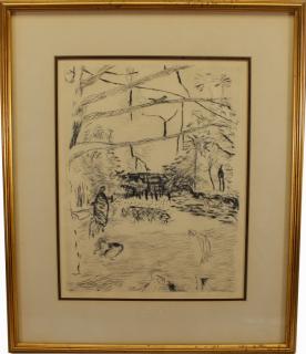 Appraisal: Pierre Bonnard French Pierre Bonnard French - Parc Monceau Etching