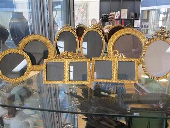 Appraisal: GROUP OF EIGHT GILDED METAL PICTURE FRAMES