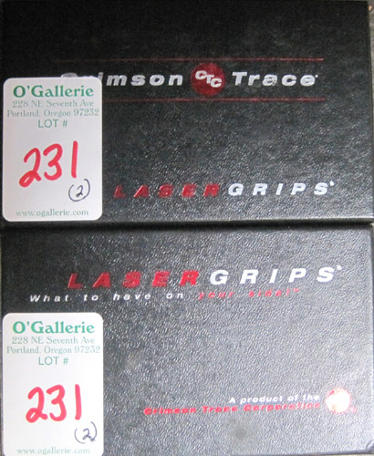 Appraisal: TWO CRIMSON TRACE LASER GRIPS model LG- fits Taurus small