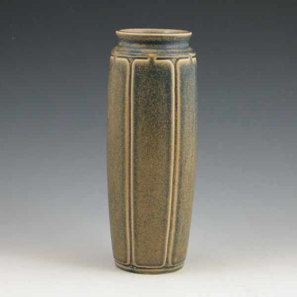 Appraisal: Rookwood Arts Crafts vase from with excellent blue and tan