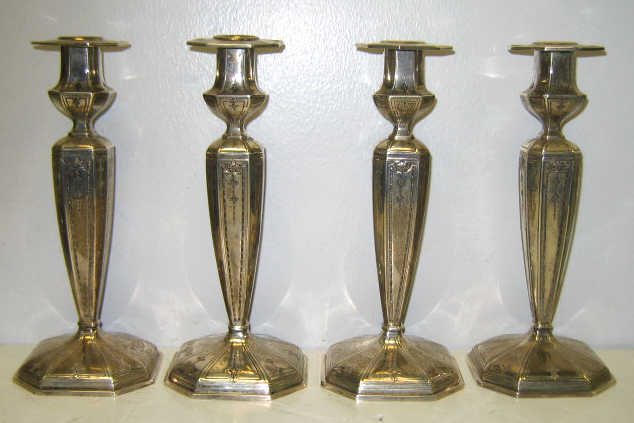 Appraisal: GORHAM-DURGIN CORP PROVIDENCE RI A set of four sterling silver