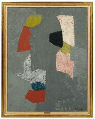 Appraisal: Serge Poliakoff painting Russian - quot Composition quot - signed