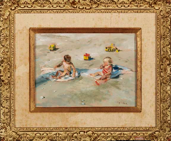 Appraisal: Marie Stobbe American New York - Children on the Beach