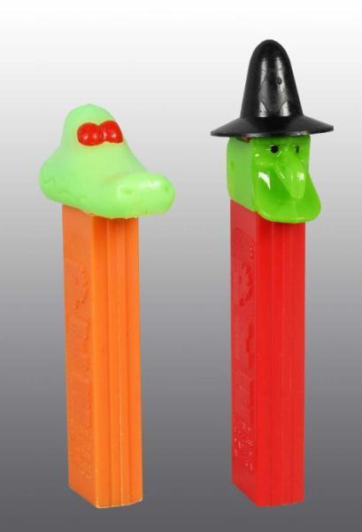 Appraisal: Lot of Pez Dispensers Description Includes witch and alligator Condition