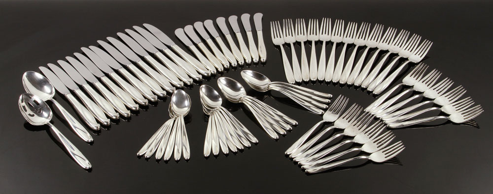 Appraisal: - Reed Barton Sterling Flatware Set Reed Barton sterling silver