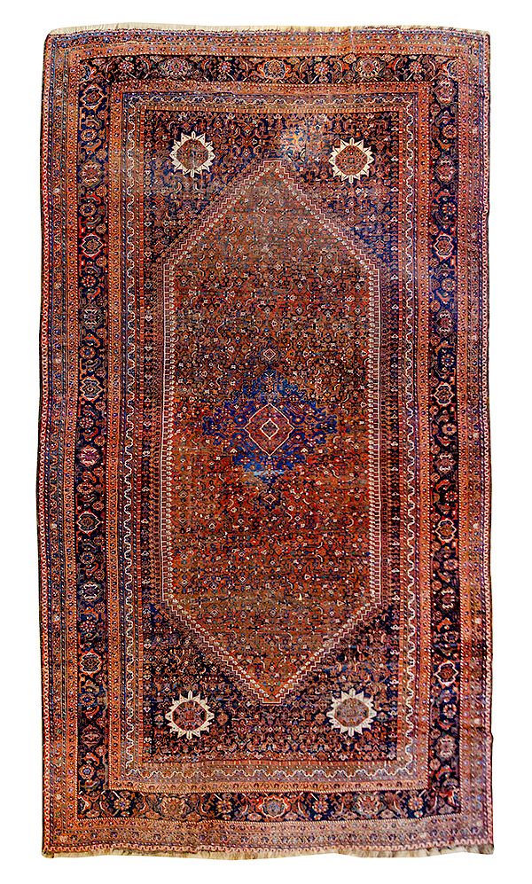 Appraisal: An Abadeh Wool Rug An Abadeh Wool Rug feet inches