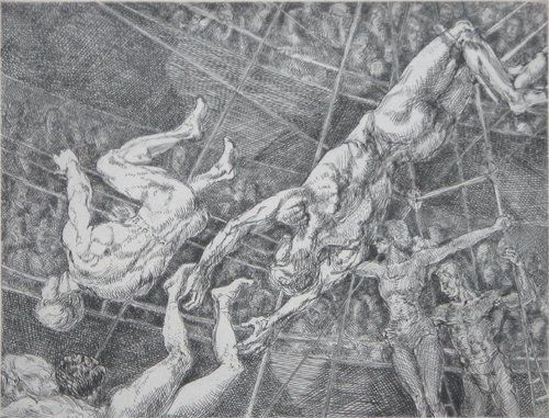 Appraisal: A Reginald Marsh Circus Image Artist Marsh Reginald American -