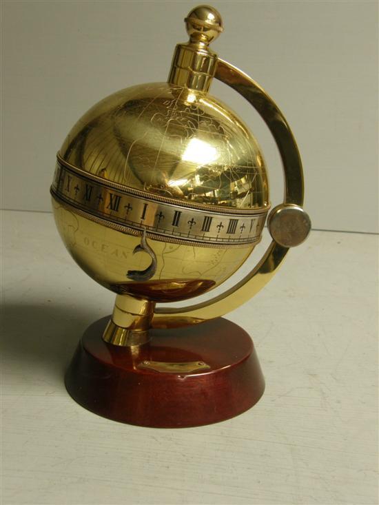 Appraisal: The Globe Clock Charles Frodsham th century made in brass