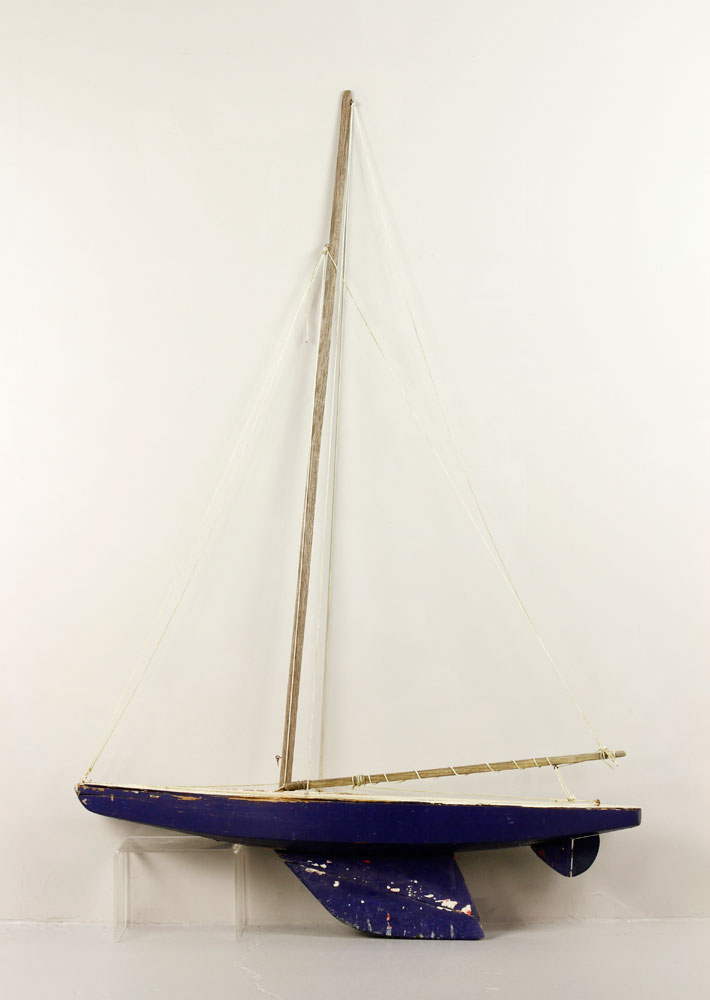 Appraisal: - Early th C Pond Boat Early th century pond