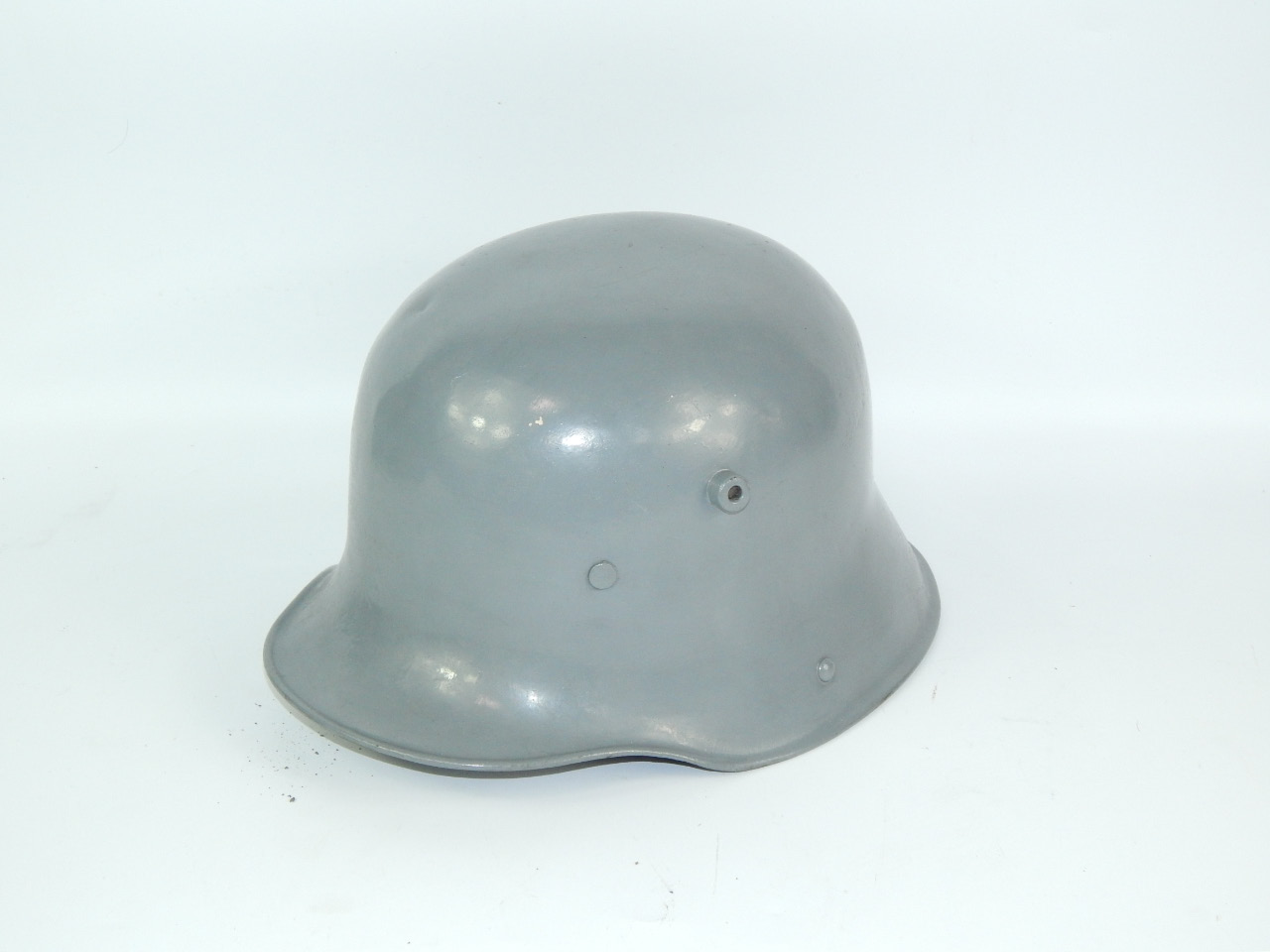 Appraisal: A WWI German helmet original interior exterior over painted