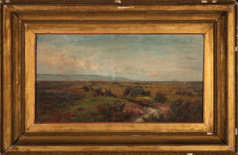 Appraisal: Ellsworth Woodward American Louisiana - The Burrows Appledore oil on