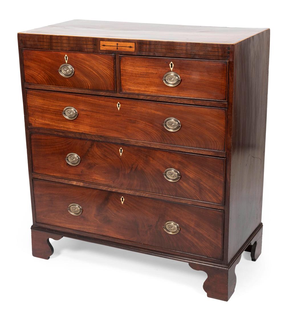 Appraisal: ENGLISH CHEST OF DRAWERS TH CENTURY HEIGHT WIDTH DEPTH ENGLISH