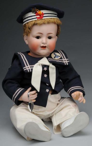 Appraisal: K R Character Baby with Flirty Eyes Description German Ca