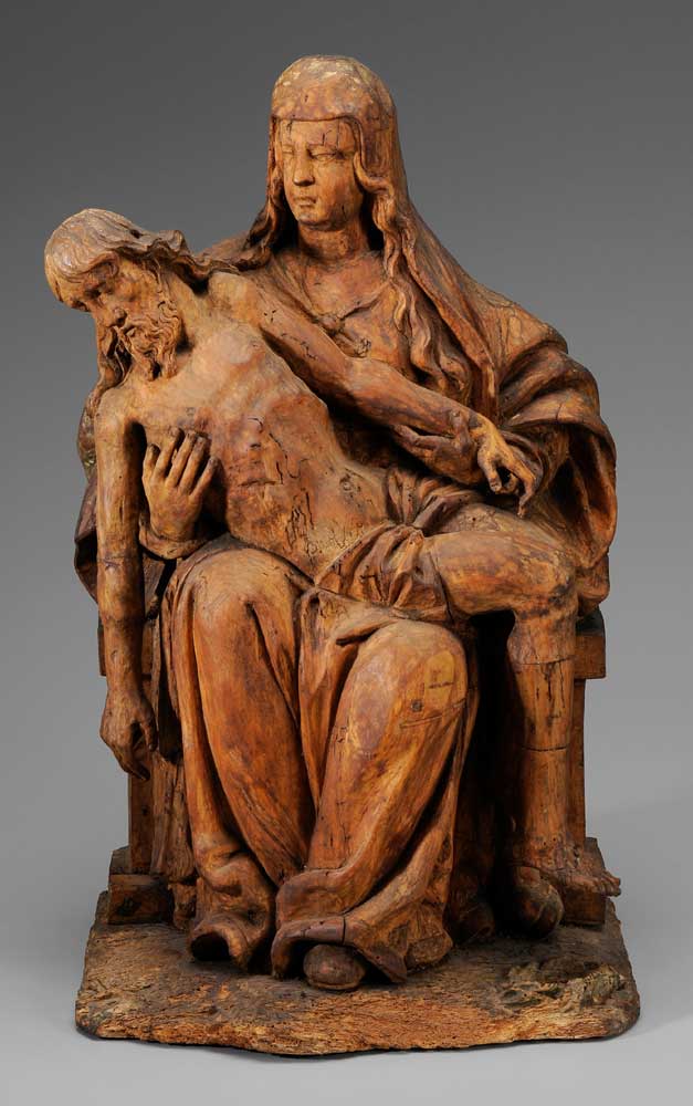 Appraisal: Netherlandish School th century Pieta devotional figure of Mary holding